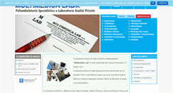 Desktop Screenshot of multimedicalab.it